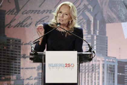 ‘Philly Girl’ Jill Biden Keeps It Light and Apolitical at Philadelphia250 Gala