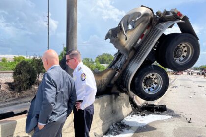 Truck Driver Dies in Fiery Crash on US 90 at Fondren
