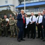 Trump Visits Police and Military in Washington to Support Crime Crackdown