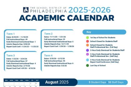 Philadelphia Board of Education Approves Academic Calendars for 2025-2027 School Years
