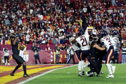 Relive the Thrilling Commanders Hail Mary Victory Over the Bears in Stunning Photos