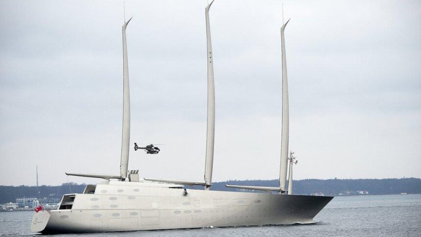 Russian superyacht, with helideck and marble fireplace, was seized. Now you can bid on it – Los Angeles Times