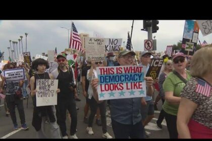 Fiery ‘No Kings’ Protests Ignite the Streets of North County San Diego
