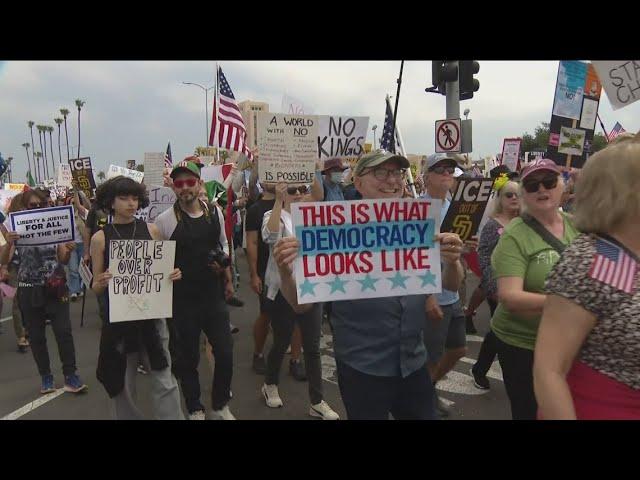 Fiery ‘No Kings’ Protests Ignite the Streets of North County San Diego