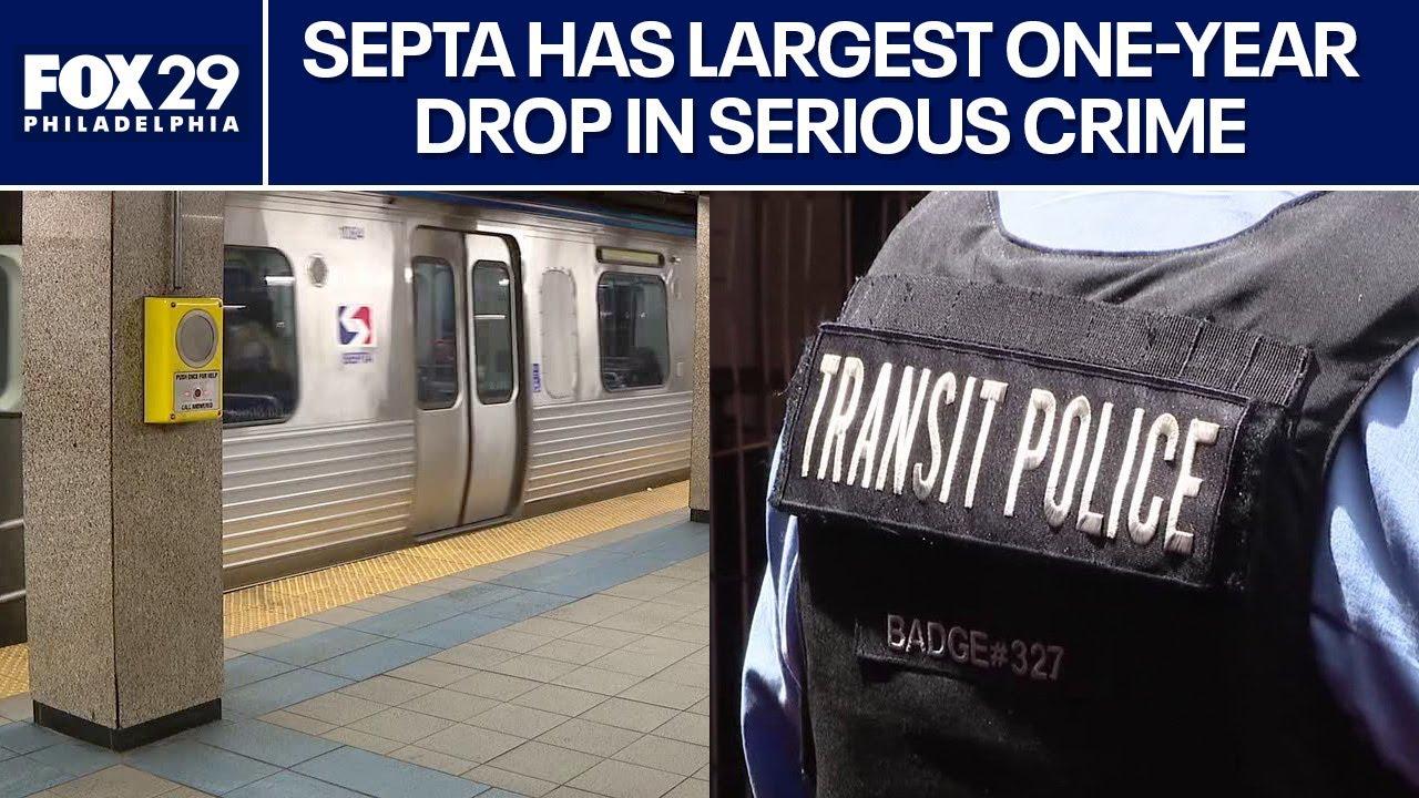 SEPTA Achieves Historic Drop in Serious Crimes, Marking Biggest Decline Ever SEPTA Achieves Historic Drop in Serious Crimes, Marking Biggest Decline Ever
