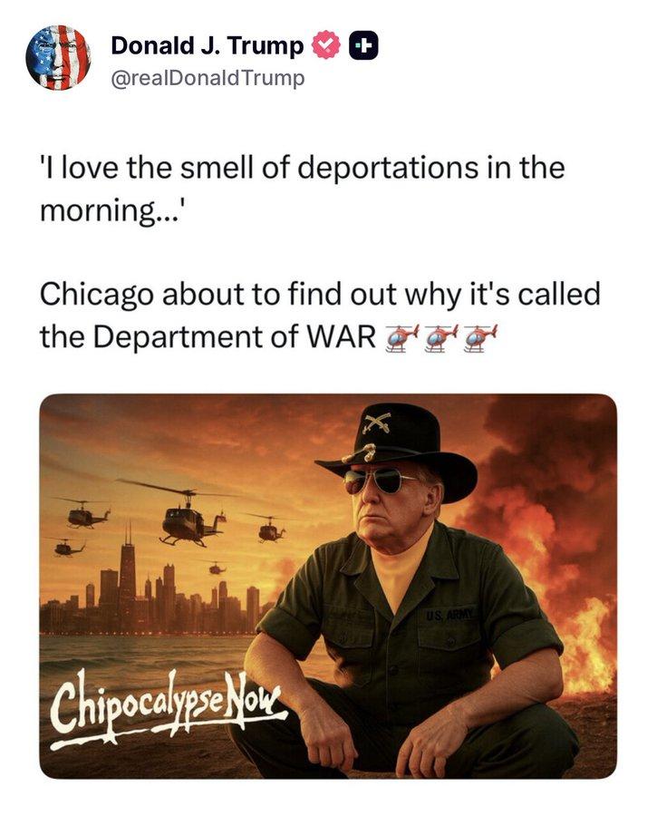 Trump’s Chicago Meme Fuels Controversy with Bold and Provocative Messaging