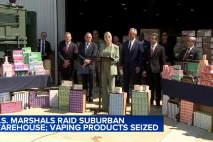 Bondi and Kennedy Launch Major Crackdown on Illicit Vape Sales in Chicago