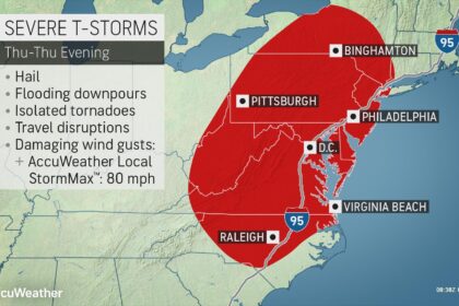 Severe Storms Bring Rain and Powerful Winds to Philadelphia Region Before Threat Subsides