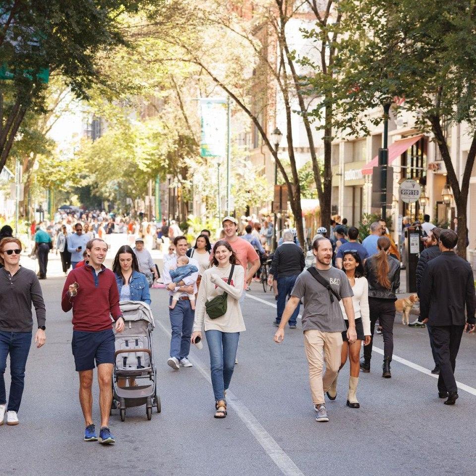 West Walnut Comes Alive Again with Pedestrian-Only Fun!