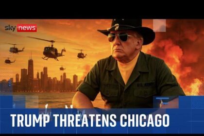 Trump Dismisses Threatening Message About Chicago, Emphasizing His Goal to ‘Clean Up’ the City