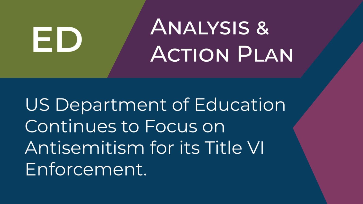 Education Department Issues Warning to 60 Colleges Over Antisemitism Concerns