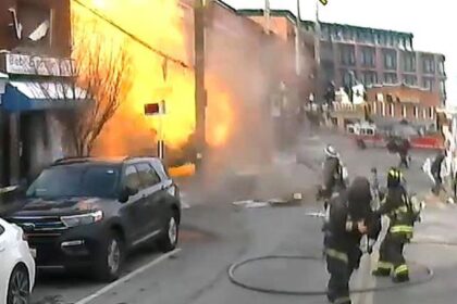 Dramatic Explosion Rocks Washington Building After Gas Leak, Leaving One Injured