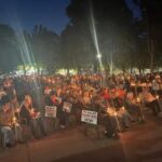 Community Gathers for Charlie Kirk Vigil at Manitowoc’s Washington Park on September 19