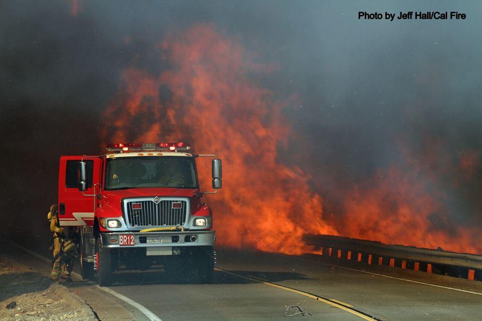 Breathtaking Photos Capture the Lilac Fire and Raging Brush Fires Across San Diego County