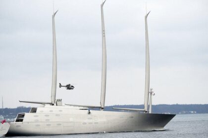 Dramatic Arrival of Seized Russian Superyacht in San Diego Bay