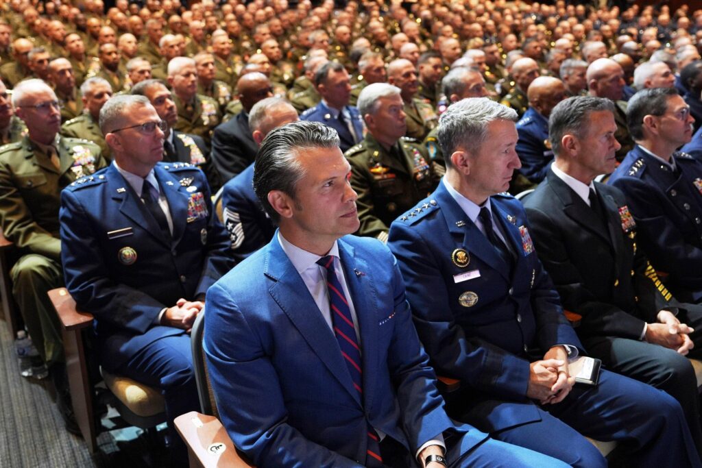 Breaking: Trump and Hegseth Convene with Top US Military Leaders at Quantico