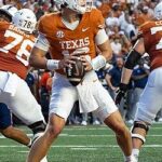Arch Manning chided by mother, referee for standing over Sam Houston State player after TD – Yahoo Sports