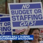 Chicago Federal Workers Rally Against Threat of No Back Pay After Government Shutdown