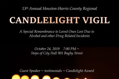 Hundreds Unite in Downtown Houston for Heartfelt Candlelight Vigil Honoring Charlie Kirk