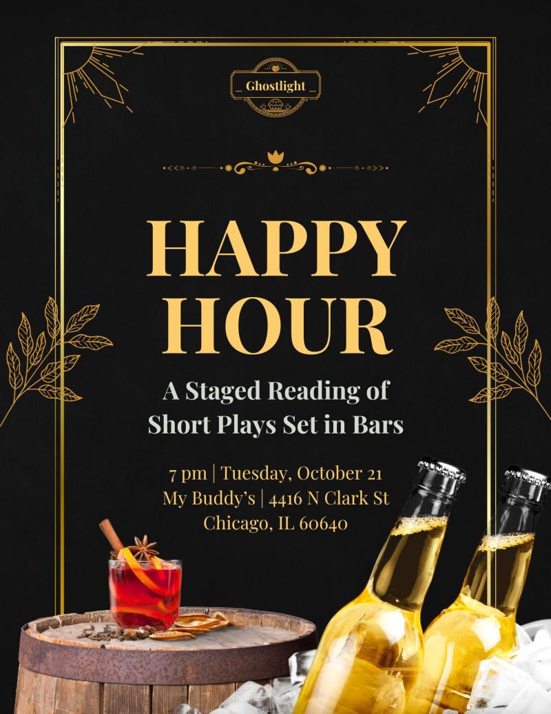 Happy Hour 2: A Captivating Staged Reading of Short Plays Set in Bars
