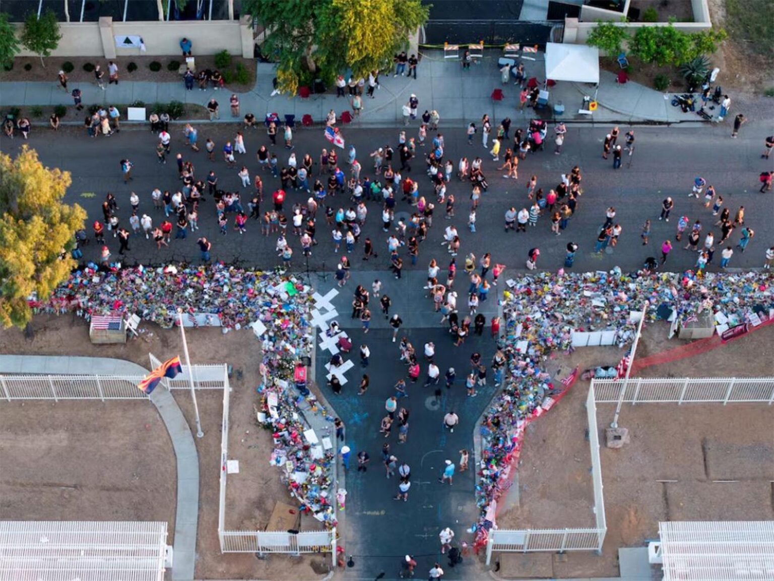 Man Arrested for Defacing Charlie Kirk Memorial in Phoenix Man Arrested for Defacing Charlie Kirk Memorial in Phoenix