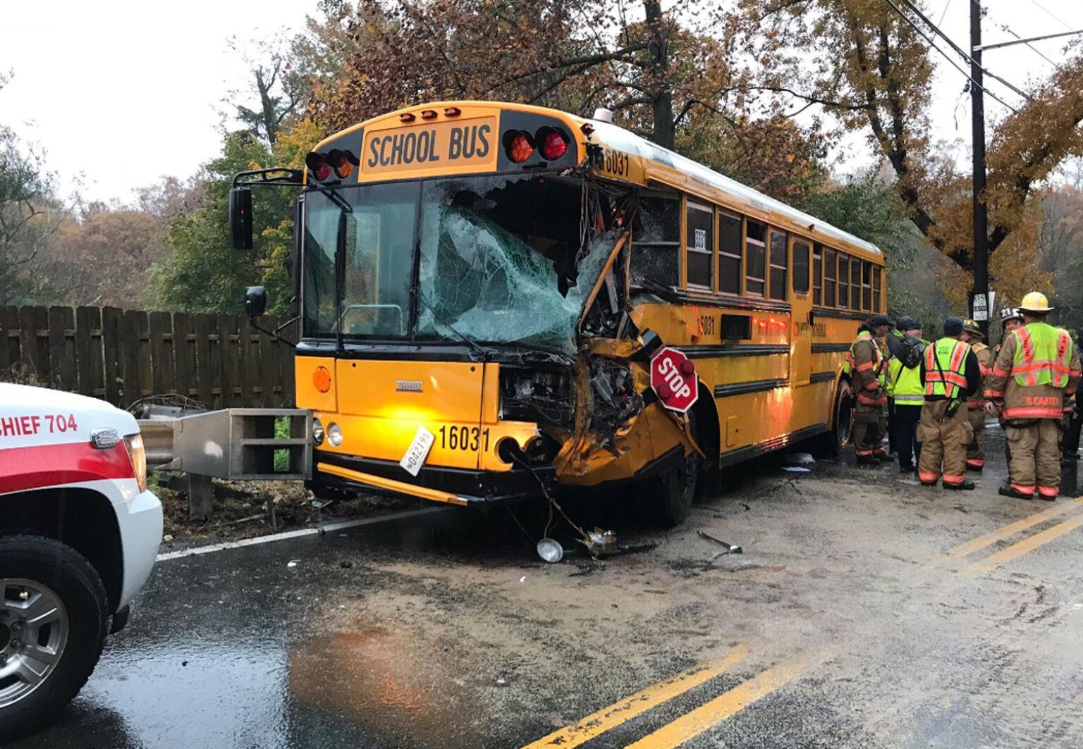 Multiple Students Injured in School Bus Crash on FM 2854 in Montgomery County