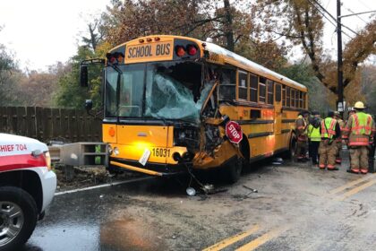 Multiple Students Injured in School Bus Crash on FM 2854 in Montgomery County