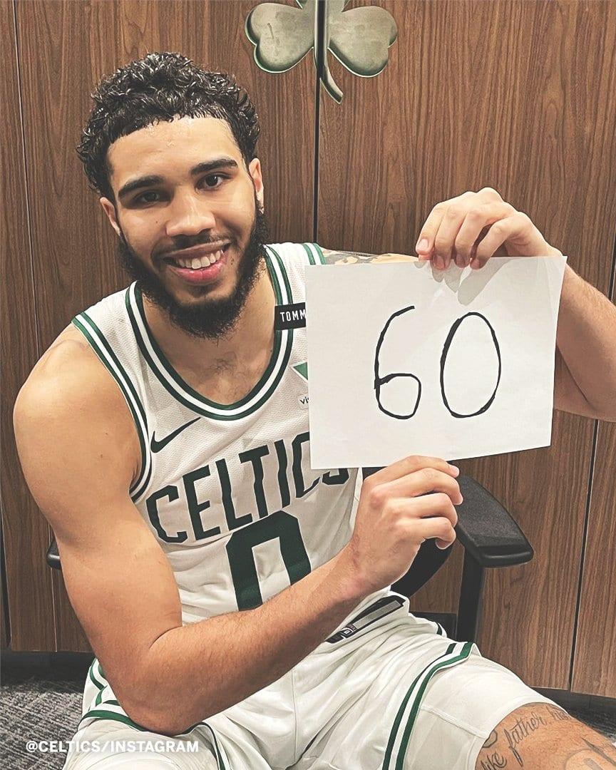 Jayson Tatum’s Epic 60-Point Night Ties Larry Bird’s Legendary Celtics Record Jayson Tatum’s Epic 60-Point Night Ties Larry Bird’s Legendary Celtics Record