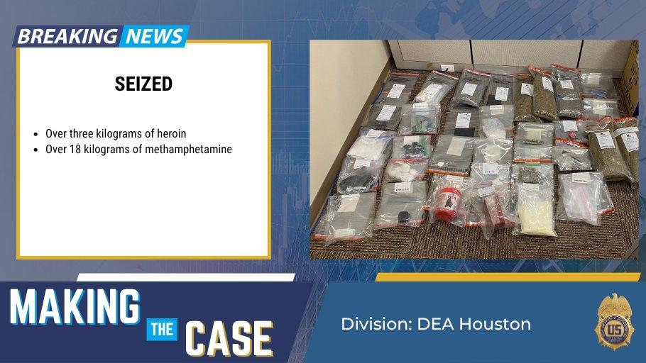 Massive Drug Bust in Houston: Nearly 900 Pounds of Methamphetamine Seized in Joint Operation Massive Drug Bust in Houston: Nearly 900 Pounds of Methamphetamine Seized in Joint Operation