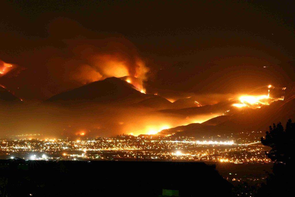Raging Wildfires Tear Through San Diego County