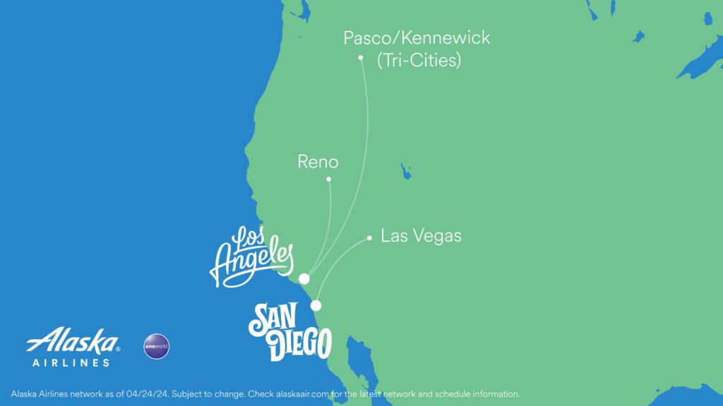 Alaska Airlines Launches 3 Exciting New Routes, Expanding Travel Options from San Diego