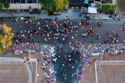 Charlie Kirk Memorial at Turning Point USA HQ in Phoenix Vandalized; Suspect Arrested
