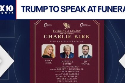Speakers at Charlie Kirk’s Funeral Include Trump, Vance, and More