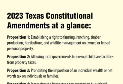 All 17 Texas Constitution Amendments Poised for Approval