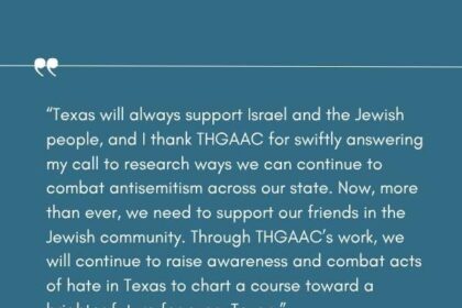 Texas Ranks Fifth Highest in the Nation for Antisemitism