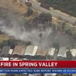 Evacuations End in Spring Valley as Firefighters Contain Brush Fire