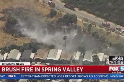 Evacuations End in Spring Valley as Firefighters Contain Brush Fire