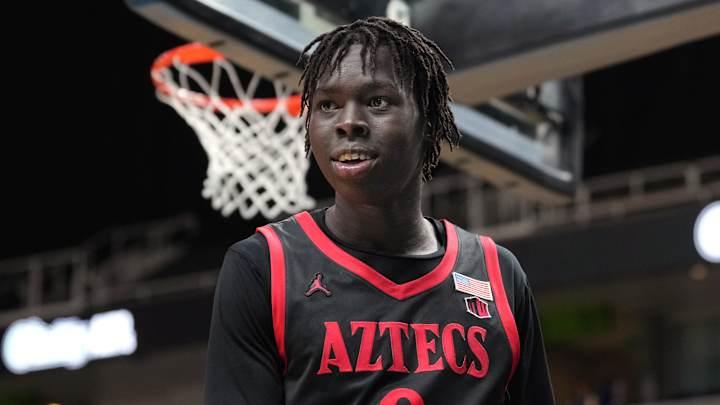 7-Foot Magoon Gwath Unveils Exciting Insights at San Diego State Basketball Media Day