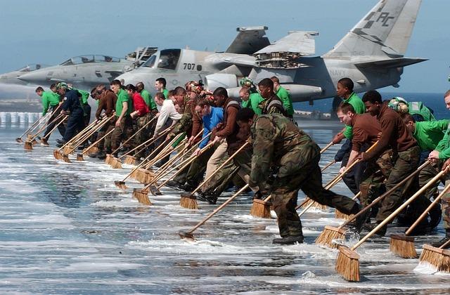 USS George Washington Strike Group Departs Busan on New Deployment
